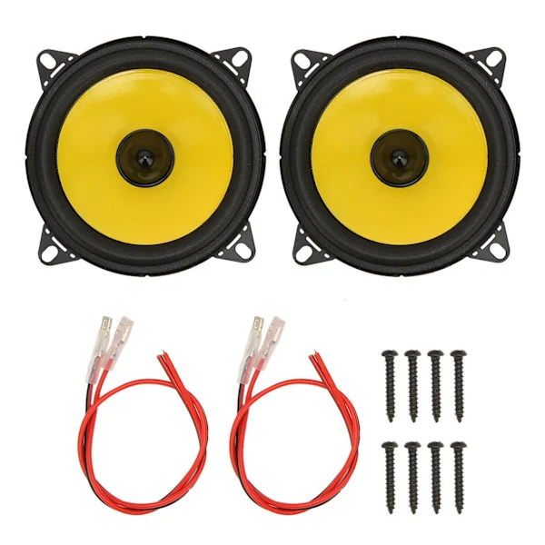 2 pcs Car Speakers Coaxial Speakers Full Range 4 inch 300W for Audio System Modification