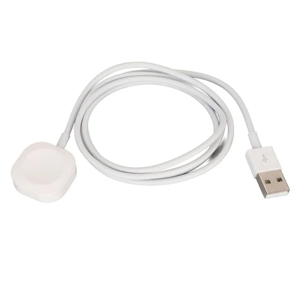 Apple Watch Magnetisk Oplader USB Bærbar Trådløs Opladningsledning til Serie 8 7 6 5 4 3 2 1 SE Hjem Rejse Kontor Hvid