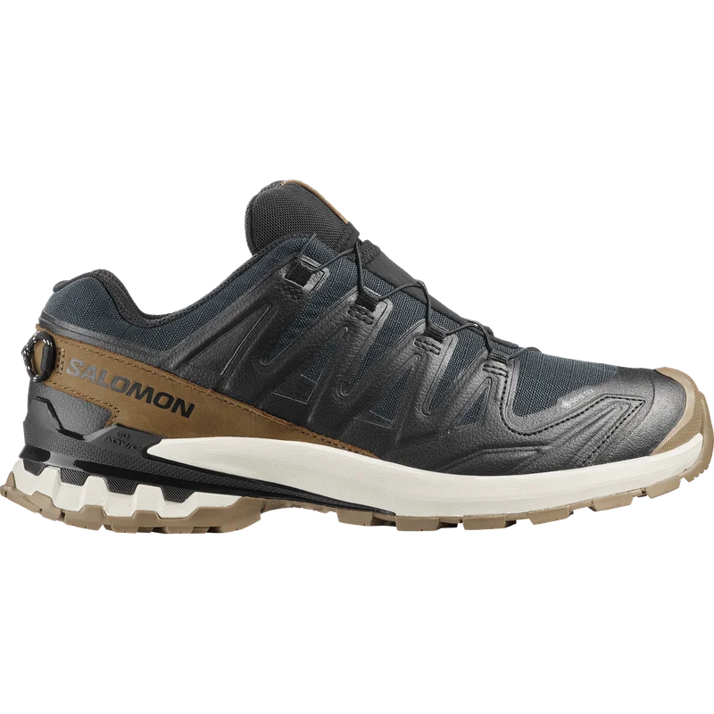 Salomon - Chaussures de trail running pour homme XA Pro 3d V9 GTX Lifelong M - Black / Coyote Brown - 40