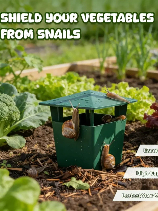 AliExpress - Herbruikbare slakkenvallen, slakkenvanger, slakkenhuis, bierlokmiddel, slakkenval, vijfhoekige ronde plastic vangbak voor tuin en 