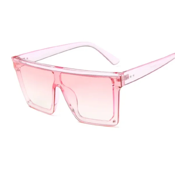 Firkantede solbriller dame luksus vintage merke designer solbriller kvinnelig stor ramme speil svart sølv flat topp Oculos De Sol
