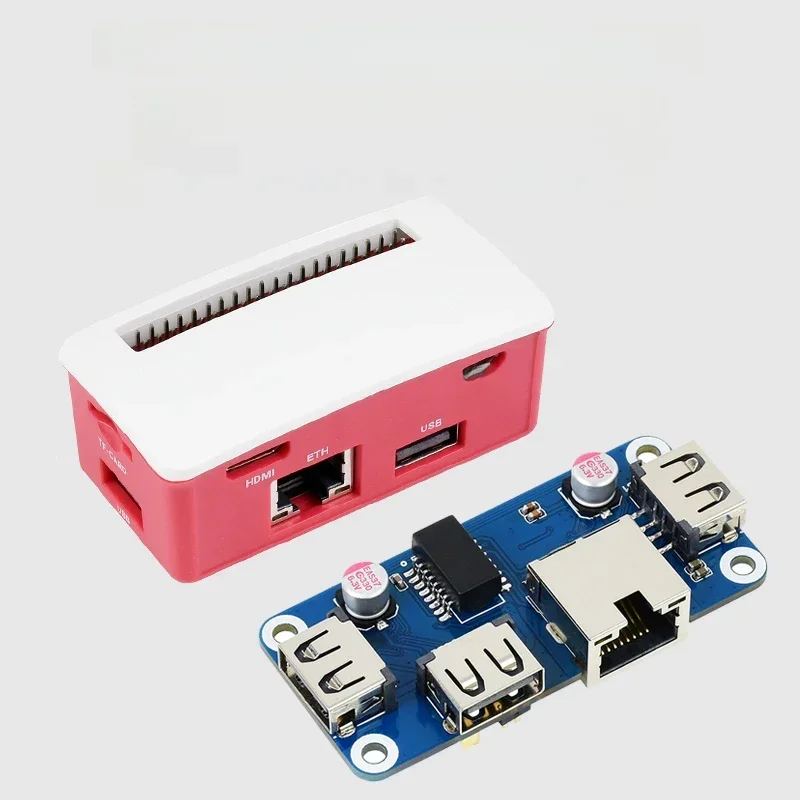 AliExpress - Raspberry Pi Zero 2W Ethernet/USB HUB HAT (B) für Raspberry Pi Serie 1 x RJ45 3 x USB 2.0 Schnittstelle für Raspberry Pi Zero