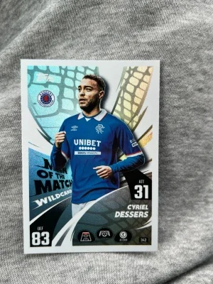 Match Attax fotbollskort Rangers FC