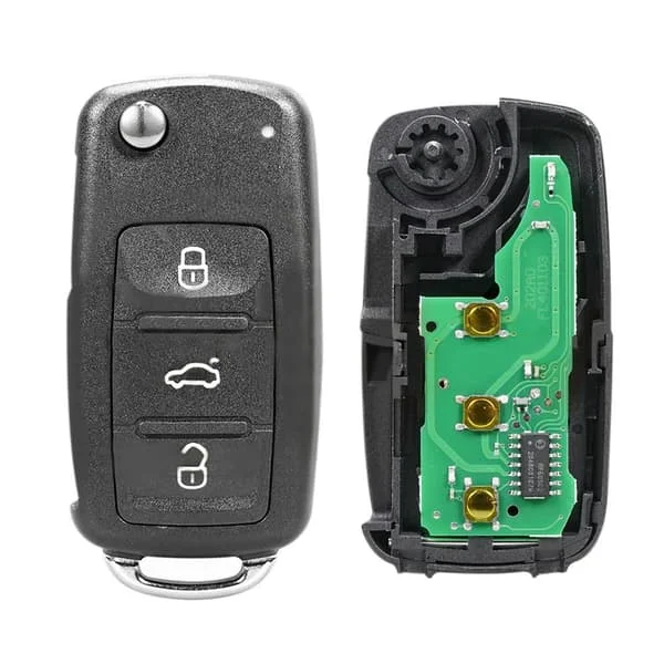 Fjärrkontroll Flip Key Bil Fjärrkontrollnyckel 3 KNAPPAR 3 KNAPPAR