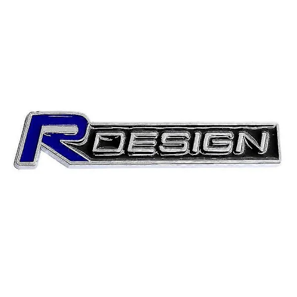 3D Metall R Design Logo Bil Frontgrill Emblem For Volvo V40 Cx60 C30 V70 V60 V50 S60 V90 R Design Rdesign Klistremerke Tilbehør