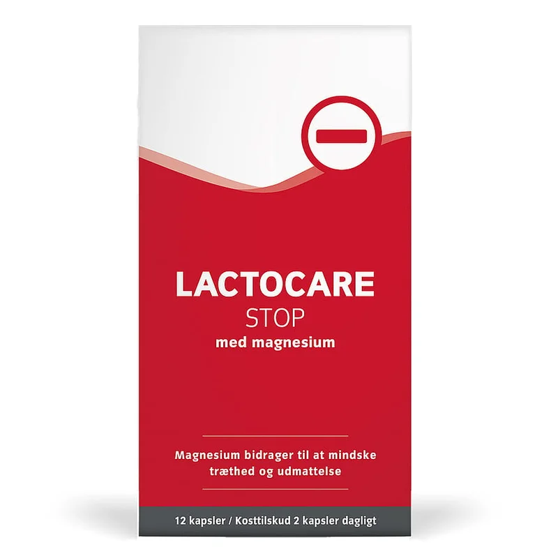 3 for 2 - Lactocare Stop Mælkesyrebakterier 12 Kapsler, Helse & Madvarer, Ingredienser, Mælkesyrebakterier