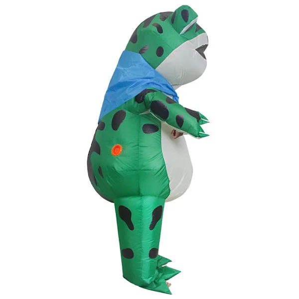 Halloween Partykostume Sjov Dukke Oppustelig Kostume Julsceneoptræden Festival Outfit Cosplay Frø