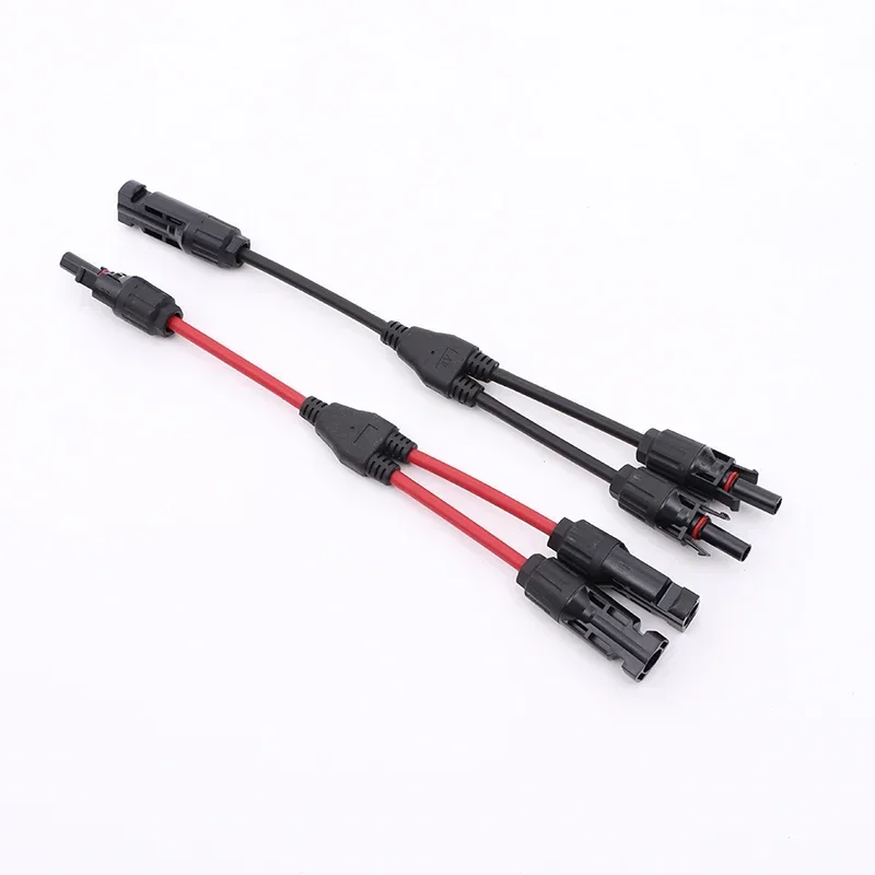 AliExpress - 2 in 1 PV Y Zweig Solar Parallel Stecker 4mm2 1000V Solar Kabel Photovoltaik System Stecker auf Buchse Stecker