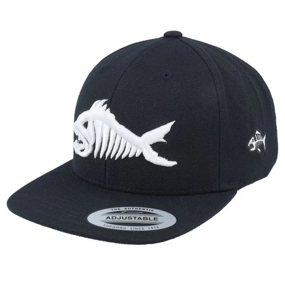 Kiddo Cap - Schwarz Snapback Cap - Kids Skull Fish 3d Black/Black Snapback @ Hatstore