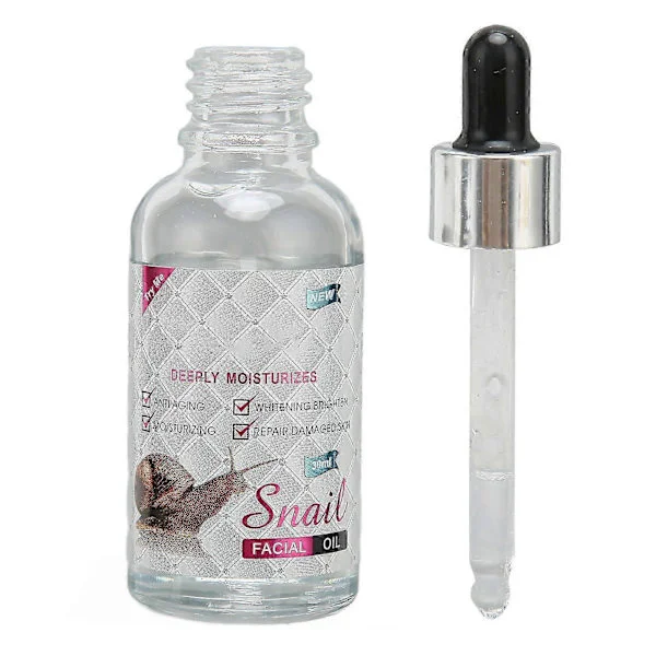 Snigel Kollagen Ansiktsolja Återfuktande Vitgörande Fina Linjer Bleknande Massage Eterisk Olja för Hudvård 30ml