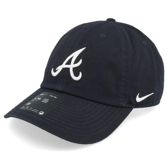 Nike MLB - MLB Blå unconstructed Caps - Atlanta Braves Club Blue Dad Cap - Nike @ Hatstore