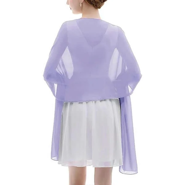 Bridal Shawl Evening Dresses Wedding Shawl Women Soft Chiffon Shawl Flowing Fashionable Accessory for Travel and Sports sweet potato li