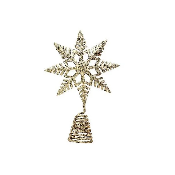 Julgransstjärna, Toppstjärna, Julgransdekoration, Lysande Julgransstjärna För Inomhus Utomhus Julgransdekoration (Guld