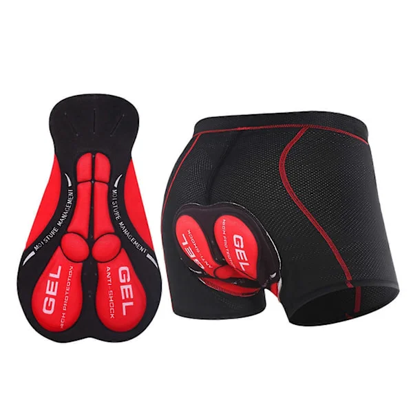 Herr Cykelshorts 5D Gel Vadderade Underkläder MTB Mountainbike Cykelshorts S - 3XL Nya