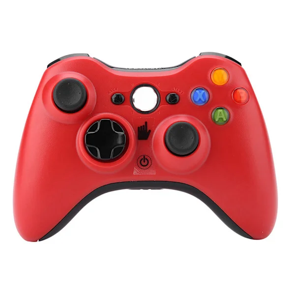Trådløs controller til Xbox 360 Game Controller Gamepad til Xbox 360 til Win/XP/MAC (rød)