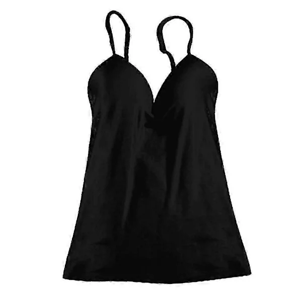 Sexy Adjustable Tank Tops Built in Bra for Women Camisole White