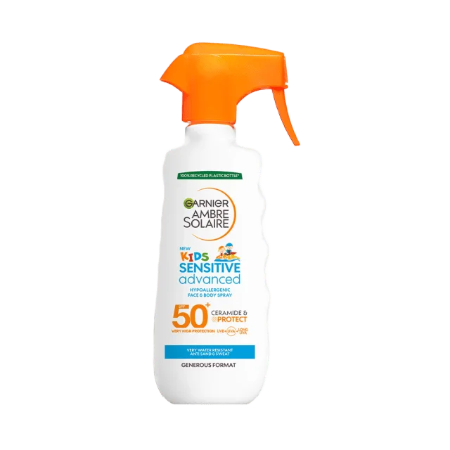 Garnier Ambre Solaire Advanced Kids Hypoall Spray Spf50+ Solskydd & solvård Unisex 270 ML