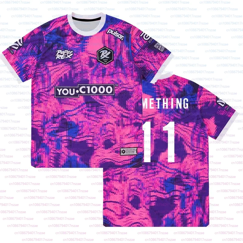 AliExpress - Paper Rex DinoGlitch Jersey 2025/2026 série uniforme VALORANT Esports Club PRX mode T-shirts mâle F0RSAKEN Streetwear T-shirts