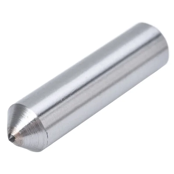 Timanttiteroitin, yksipisteinen liukukivi, hoonaukseen, kartiomainen työkalu, 0,3 karaattia, 12 mm