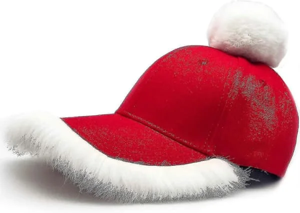 Festlig nissehue! Sjov jule nissehue justerbar mode nisse baseballkasket