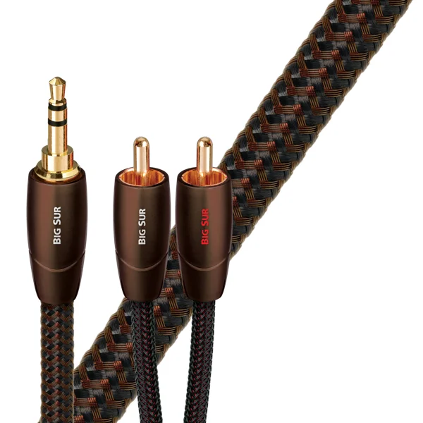 AudioQuest Big Sur Minijack kabel - Sort