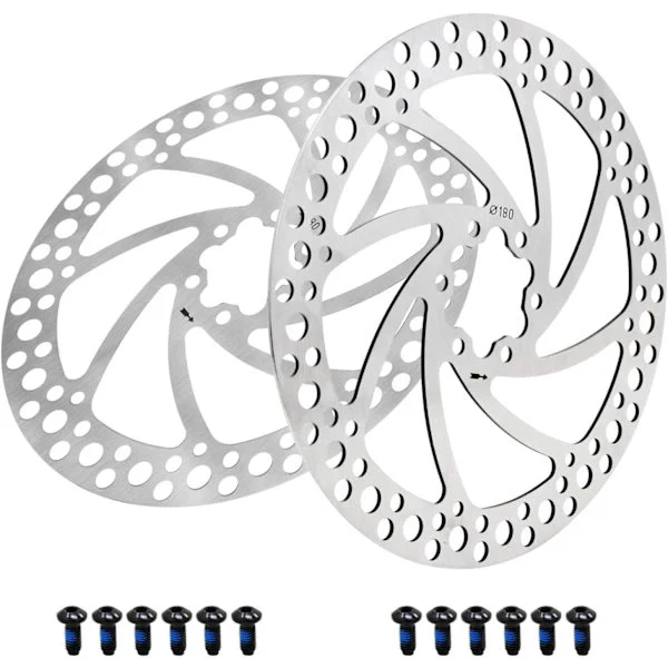 180mm bromsskivor 2 st rostfritt stål cykel bromsskivor Cen