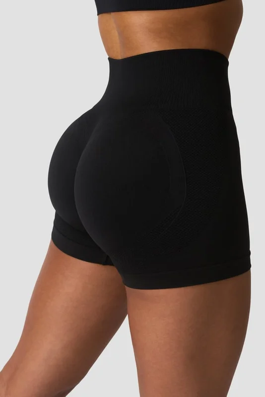 ICANIWILL - Sculpt Seamless Shorts Black- Shorts - Dames - sportkleding van ICIW