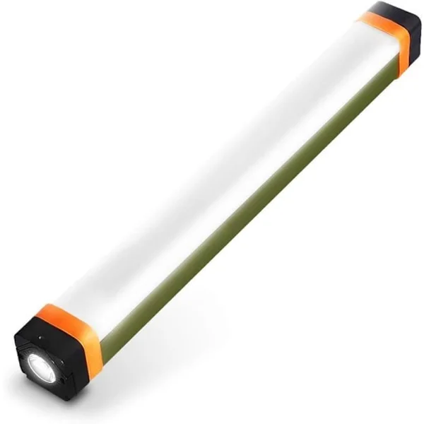 Campinglampe, genopladelig magnetisk lampe, 4 tilstande, USB genopladelig campinglanterne, 3600 mAh powerbank