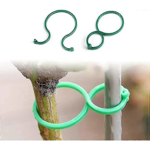 Växt Twist Clip Band Trädgård Växtstöd Clips Grönsaker Tomat Vinranka Blomma