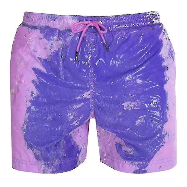 Magical Change Color Beach Shorts Badetøj til mænd Badetøj Hurtigtørrende badning
