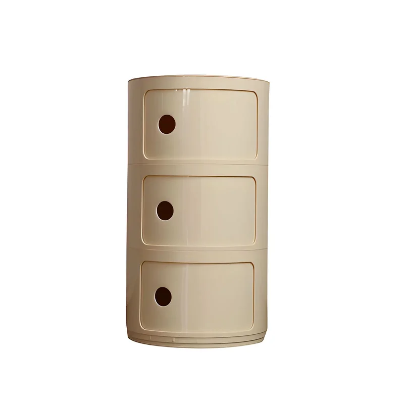 AliExpress - Podofo Nordic Net Red Bedside Cabinet Modern Simple White Round Creative Simple Small Side Table Portable Nightstands Furniture