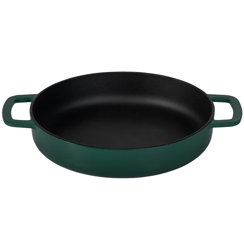 Combekk Gjutjärnspanna, 24 cm, grön | Matlagning > Kokkärl & Stekpannor > Stekpannor > Gjutjärnsstekpanna | Bagaren och Kocken