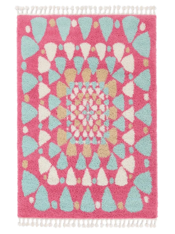 Momo 160X230 Dark Pink/Mint Green Rug