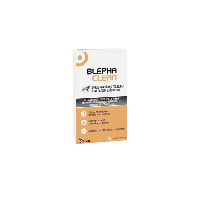 Blephaclean - Koskeuspyyhkeet 20 kpl