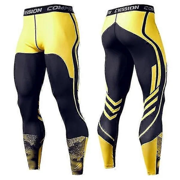 KC175XL Träningsbyxor för män Kompression Snabbtorkande Fitness Sport Leggings Herr Sportkläder Träning Basket Tights Gym Löparbyxor