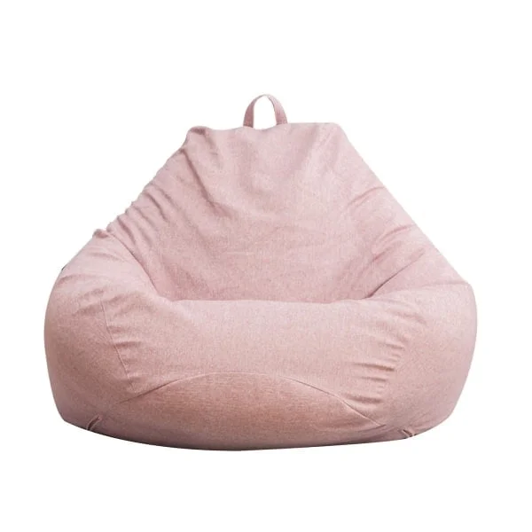 Inomhus Utomhus Vuxen Sittpuff Spelstol Extra Stor Sittpuff Överdrag Rosa XL