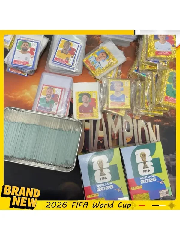 AliExpress - Album d'autocollants officiel Panini 2026 FIFA World Cup, édition limitée or et argent, collection d'autocollants officiels 2026, 
