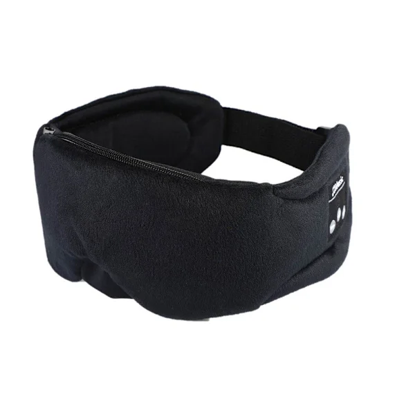 Sovhörlurar - Sovmask med hörlurar Bluetooth 5.0 Black