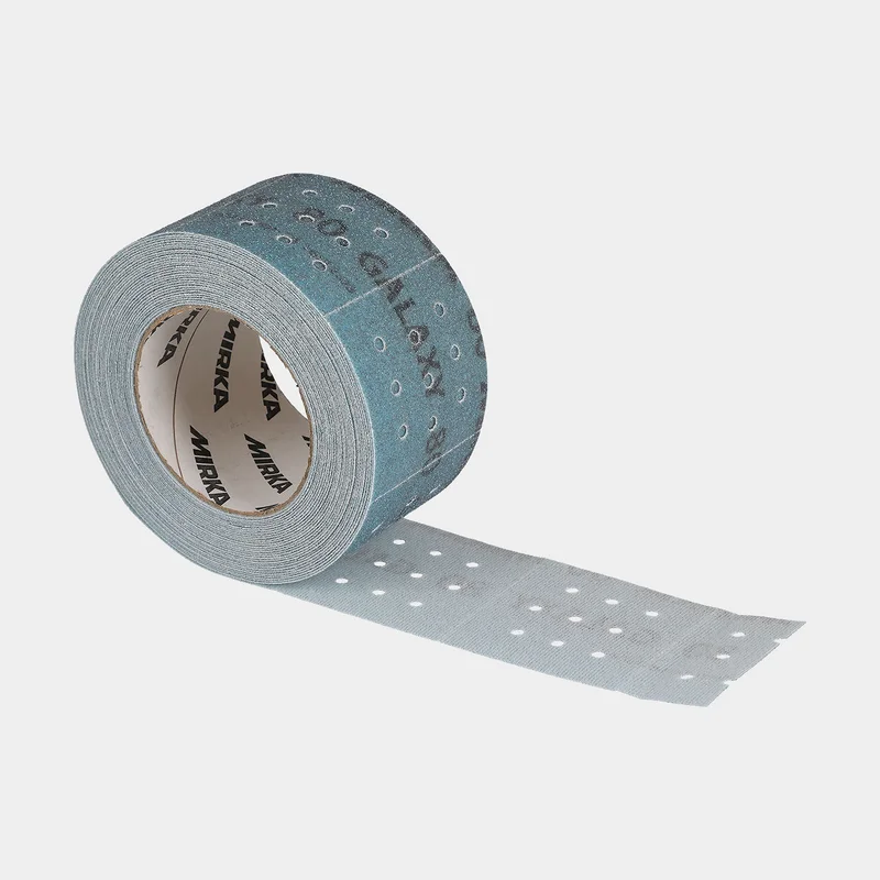 Slippapper för planslip Mirka Galaxy, 70 x 70 mm Multi Grip P-Rll (perforerad rulle), P320, 146-pack