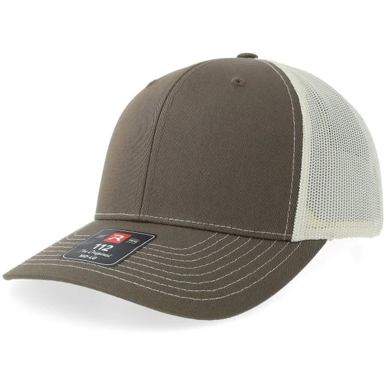 Richardson - Brown trucker Czapka Z Daszkiem - 112 Split Chocolate Chip/Birch Trucker Trucker @ Hatstore