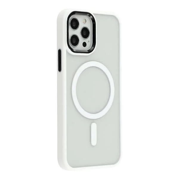 Til iPhone 12 Pro Max Cover Kompatibel med MagSafe Anti-Drop TPU PC Telefoncover