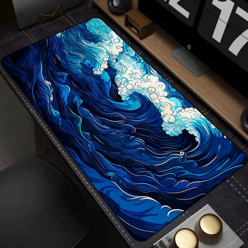 AliExpress - Large Gamer Mouse Mat Gaming XXL Mouse Pad Great Wave Gaming Mouse Pad Office Table Carpet Gaming Mats Computer Big Deskmat