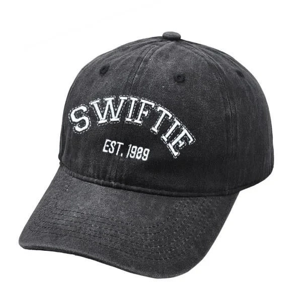 Taylor Swift 1989 Basebollkepsar Dam Swiftie Truckerkeps Hip Hop Truckerkeps Fans Present svart