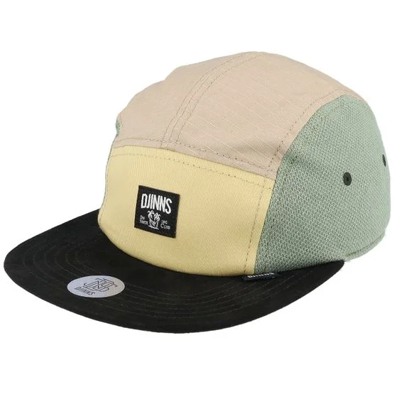 Djinns - Multi 5panel Cap - Fc Fab Mix-multi/Khaki 2.0 5-Panel @ Hatstore, One Size, Baumwoll-Mix, Mehrfarbig/Khaki