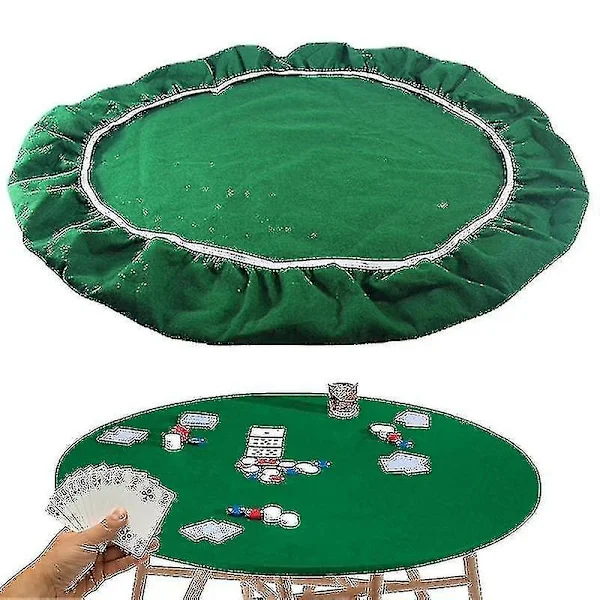 Poker Bridge Kortbordsduk Elastisk Duk för 36 till 48 Tum Bordsspelstillbehör db