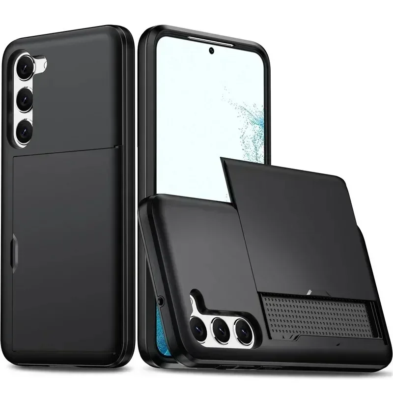 AliExpress - Portemonnee-kaart houder telefoonhoesje voor Samsung Galaxy S24FE S25 Edge S24 Ultra S26 Plus A57 A37 A55 A56 A36 A16 beschermhoes