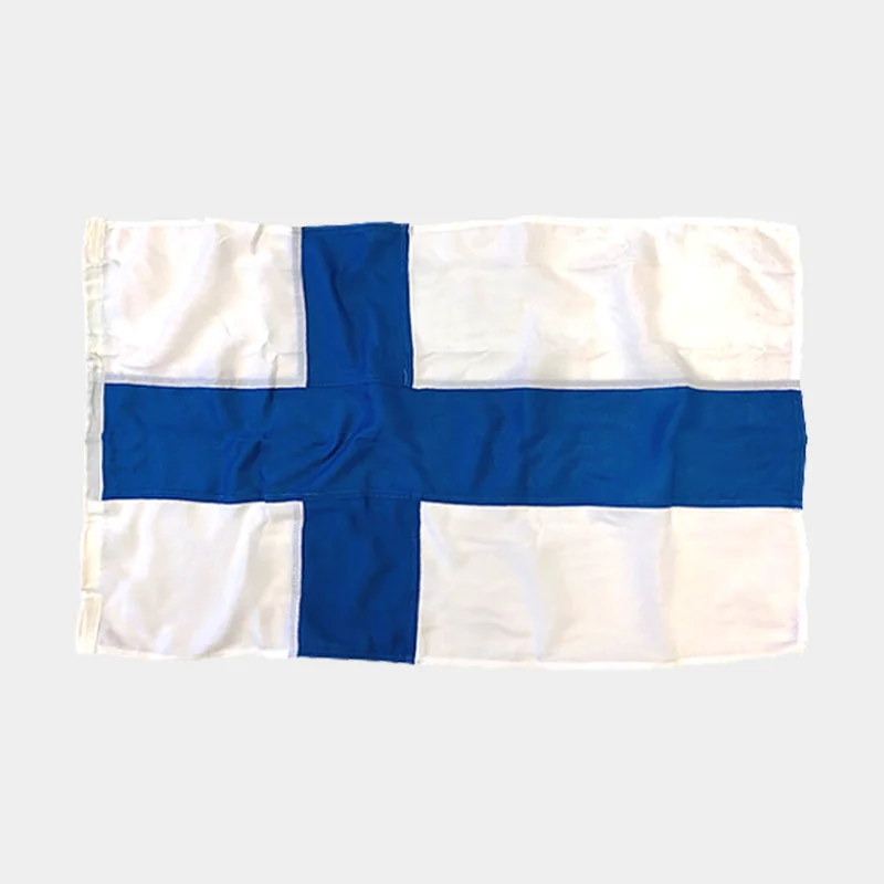 Lodní vlajka Adela Original, Finsko, námořní polyester (160 g / m²), 70 x 43 cm