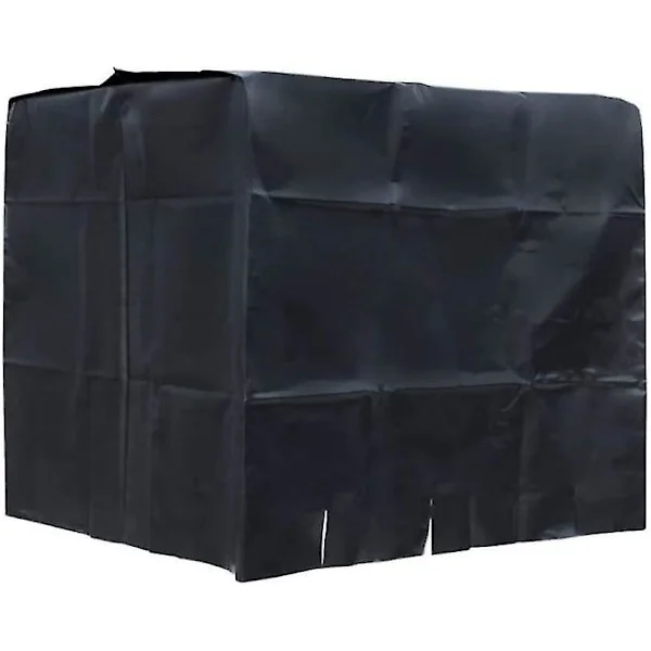 Ibc vandtank beskyttelsesdæksel, vandtank presenning 1000 liter Ibc beholder vandtæt støvtæt ton(120x100x116cm){DB}