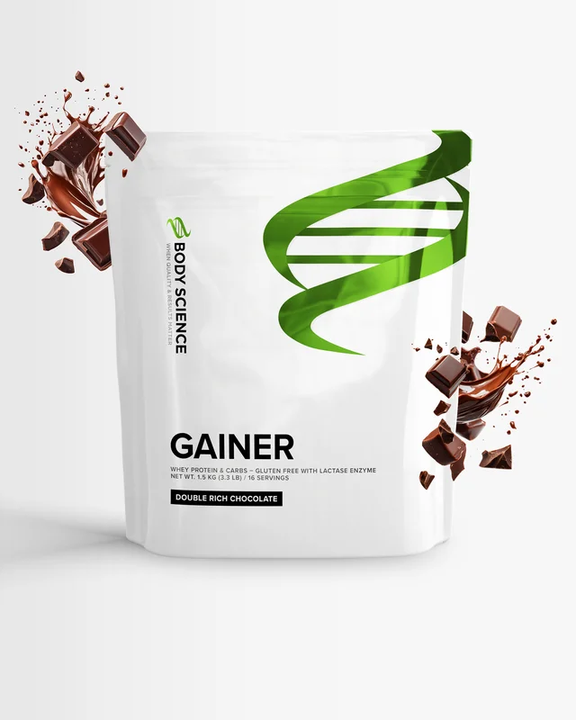 Gainer - Double Rich Chocolate - 1,5 kg - Mass And Weight Gainer - Body Science
