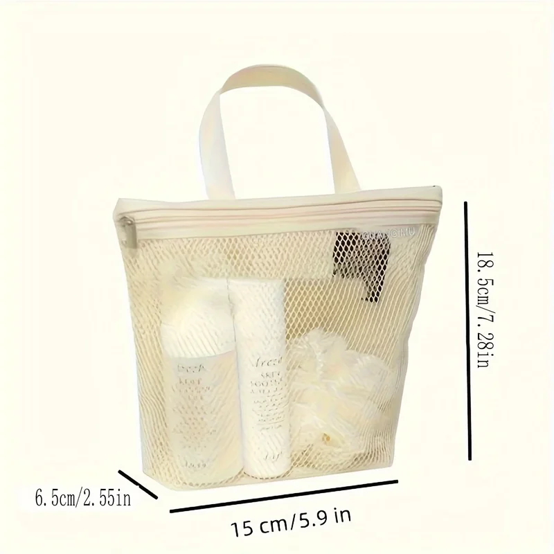 AliExpress - Tragbare Make-up-Tasche, wasserdichte Badetasche aus Netzstoff, Sporttasche, diverse Aufbewahrungstasche, Reise-Kulturtasche